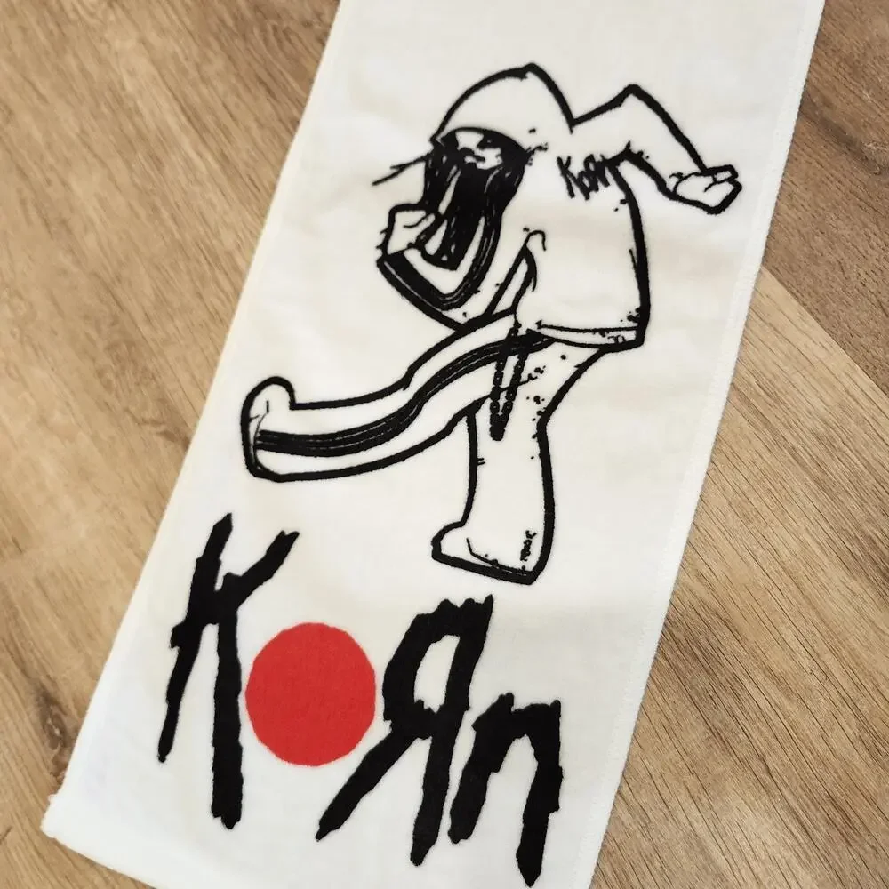 NOS Korn OzzFest Japan 2015 Muffler Towel Rare HTF Authentic Merch Nu Metal Band